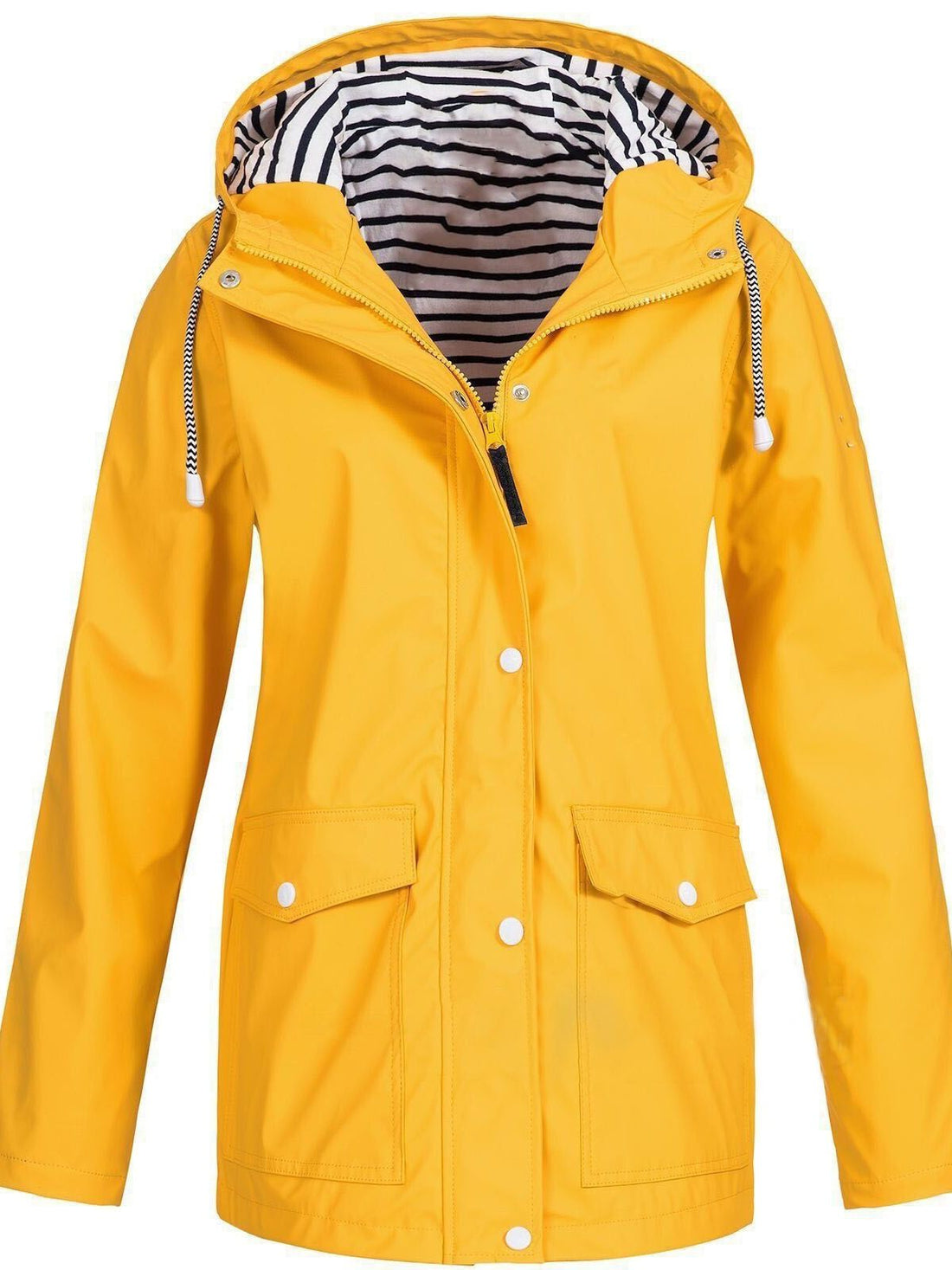 Comfortable loose fit hooded outdoor jacket