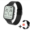 Tempered Glass Milanese Magnetic Clasp Smartwatch
