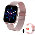 Tempered Glass Milanese Magnetic Clasp Smartwatch