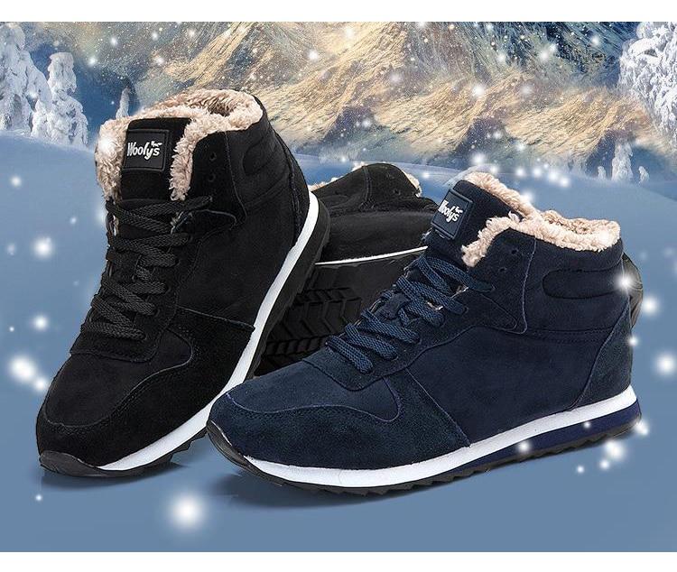 Insulated high-top sneakers for women