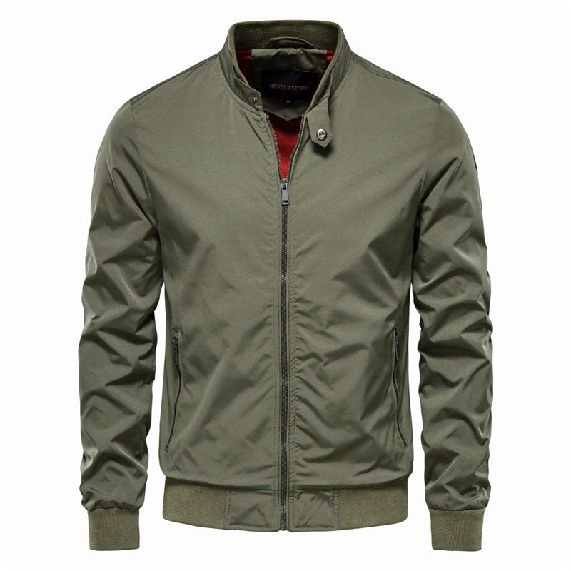 Men's softshell spring windbreaker jacket