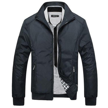 Men's stand collar casual jackets for spring and autumn