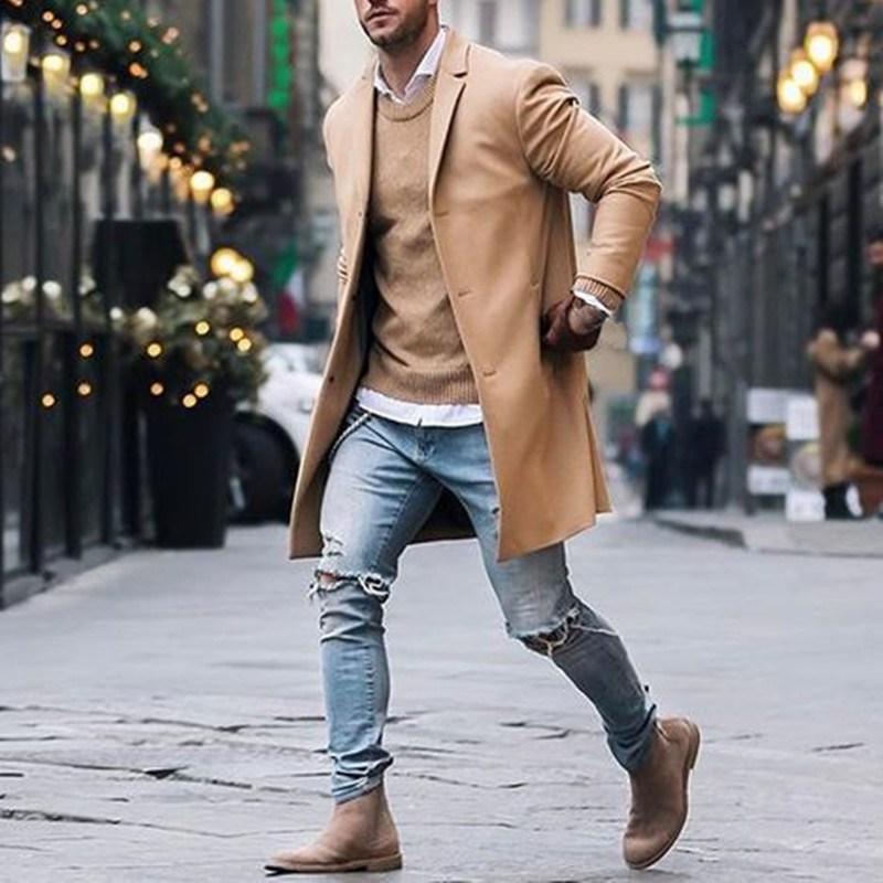 Classic trench coat for men