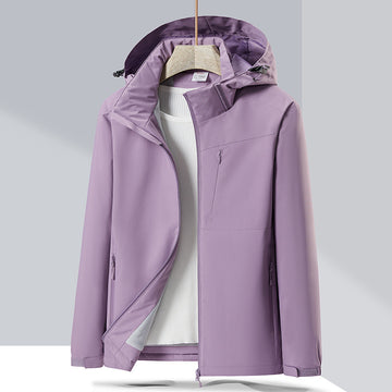 Women's waterproof hooded jacket