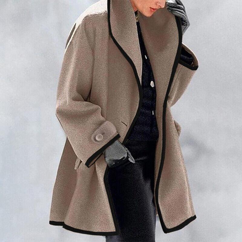 Women's oversized fashionable coat