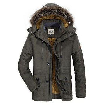 Raphael - men's winter parka with fur hood