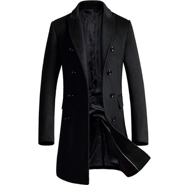 Miquel - men's business mid-length coat