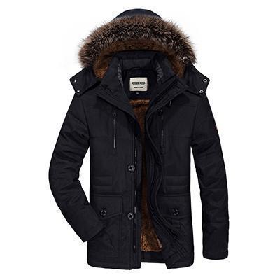 Raphael - men's winter parka with fur hood