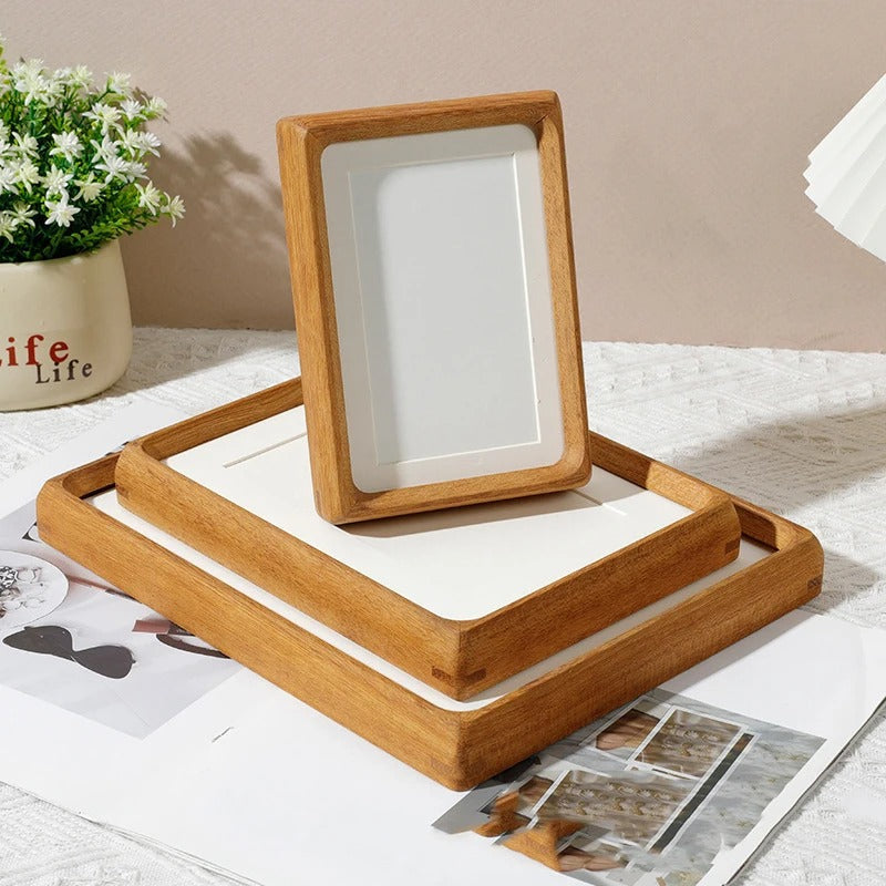 Solid Wood Beveled Photo Frame