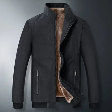 Heath - warm stand up collar coat