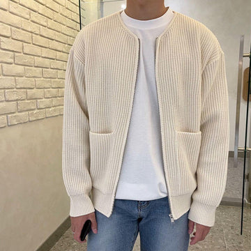 Men's casual minimalist style cardigan